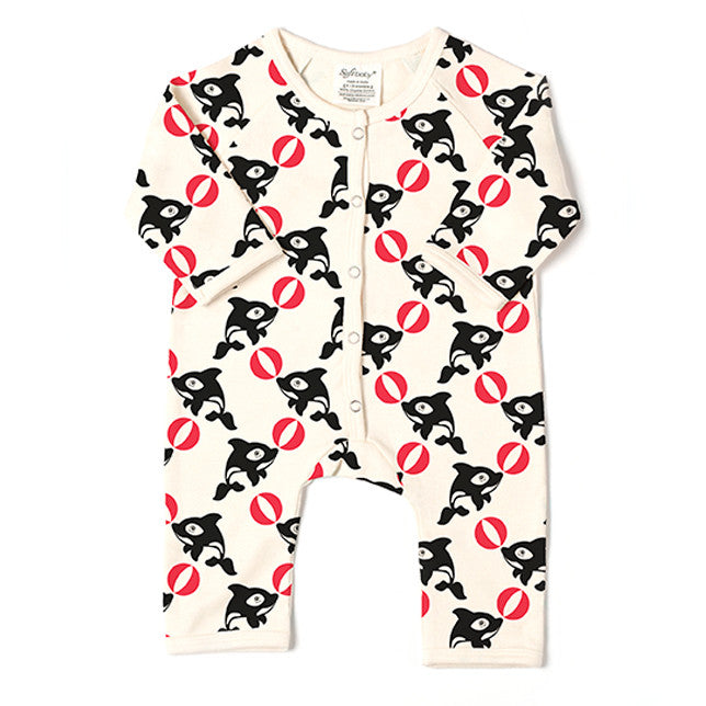 The Orca - Long Romper - 100% Organic