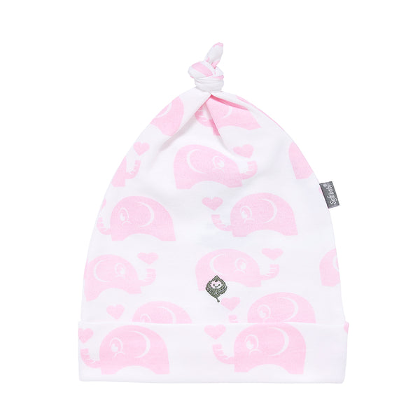 The Pink Elephant -  Hat - 100% Organic