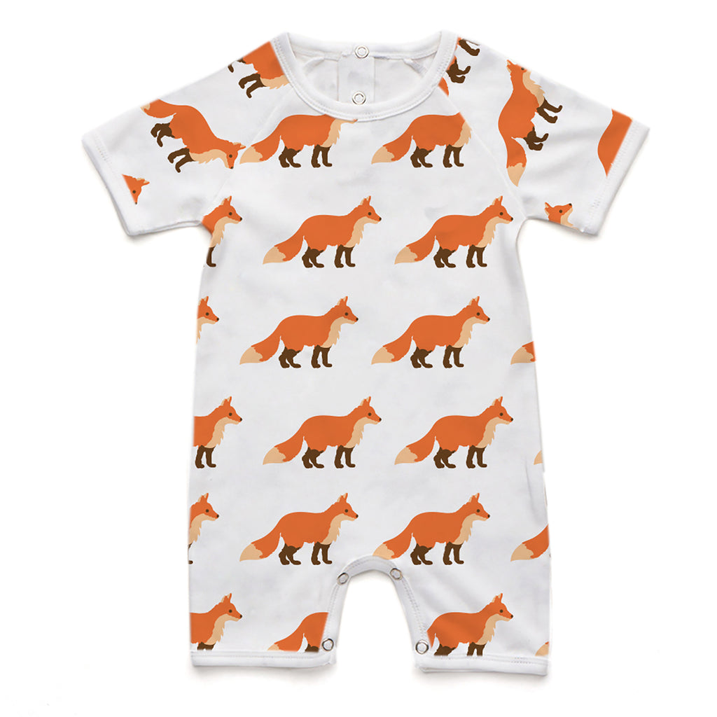 The Fox on the Spot - Short Romper - 100% Organic